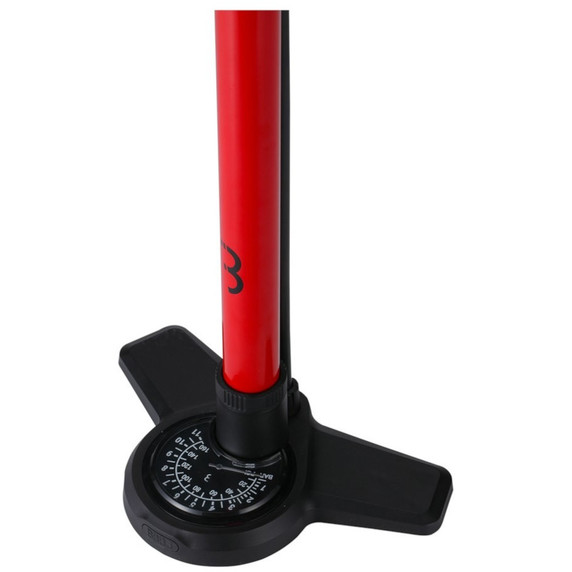 BBB BFP-28 AirBoost 2.0 Floor Pump Dualhead 3.0 Red