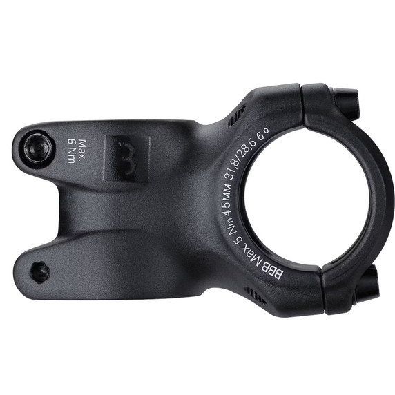 BBB BHS-08 RoadForce Alloy Stem 31.8mm 6deg Black