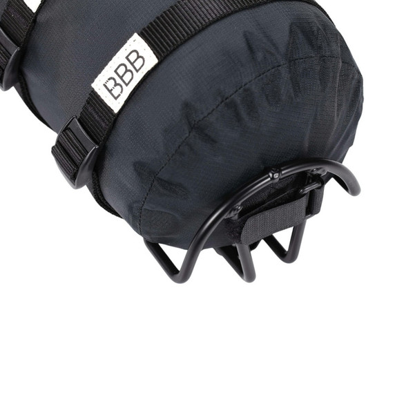 BBB Bike Packing Stackpack W/Holder & Straps Black
