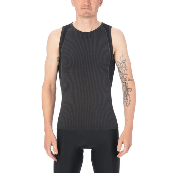 Giro Base Layer Mens Chrono Sleeveless Charcoal