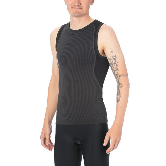 Giro Base Layer Mens Chrono Sleeveless Charcoal