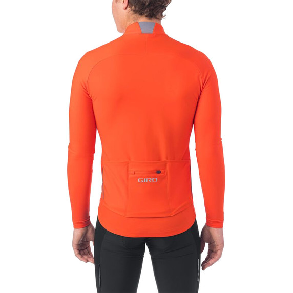 Giro Chrono Thermal Long Sleeve Jersey Vermillion