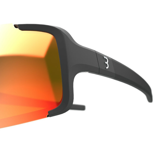 BBB Chester Sunglasses Matt Black / Orange
