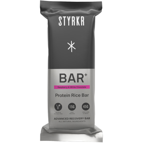 Styrkr Bar+ Recovery Bar Raspberry Chocolate x 12 Box