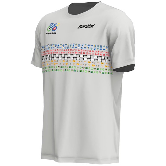 Santini 2024 Zurich World Champs T-Shirt Cappuccino