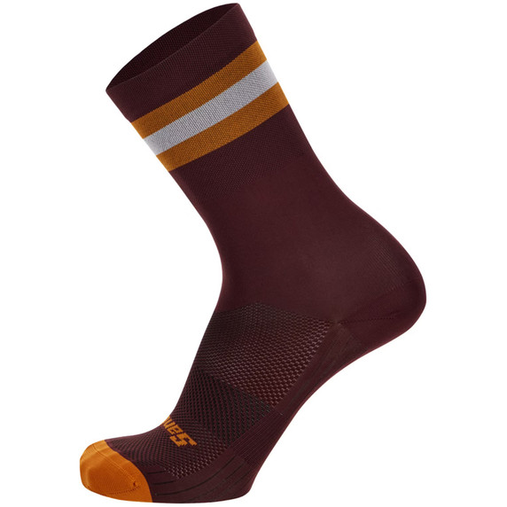 Santini Bengal 3S High Profile Socks Burgundy
