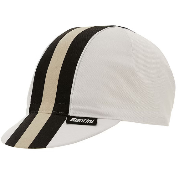Santini Bengal Summer Cycling Cap White/Black Unisize