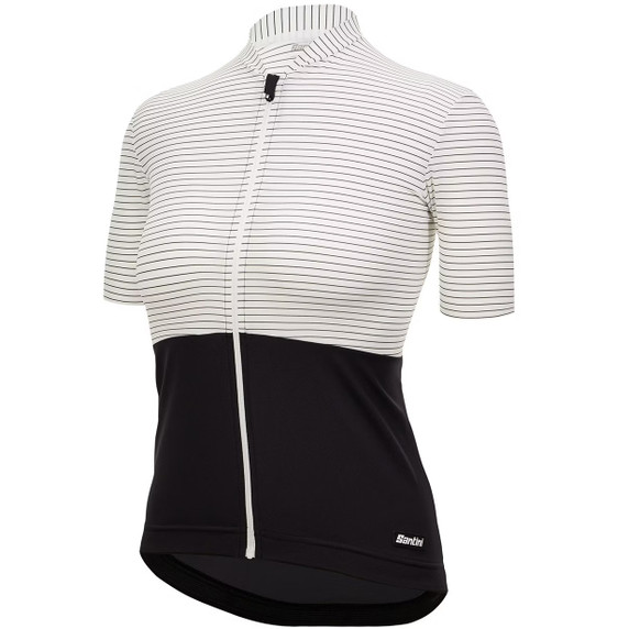 Santini Colore Riga Womens Jersey Black