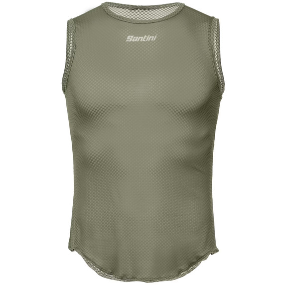 Santini Lieve Sleeveless Baselayer Army Green