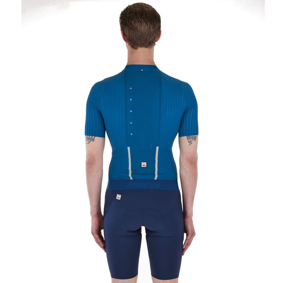 Santini Redux Speed Jersey Blue