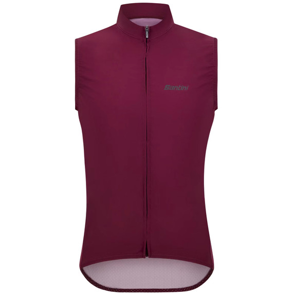 Santini RTR Wind Vest Burgundy