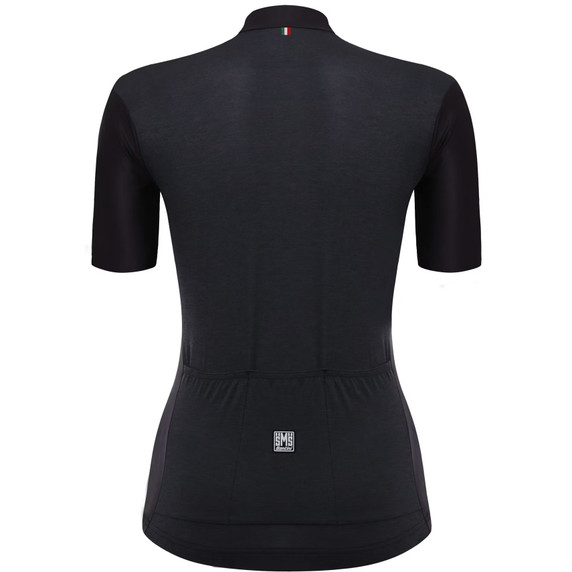 Santini Scia Womens Jersey Black
