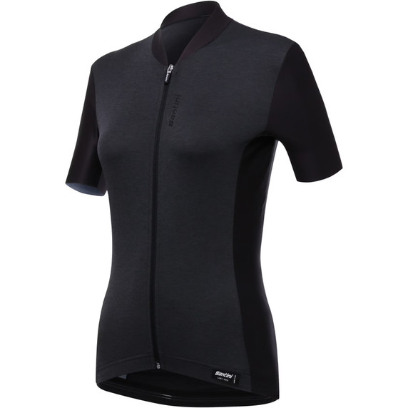 Santini Scia Womens Jersey Black