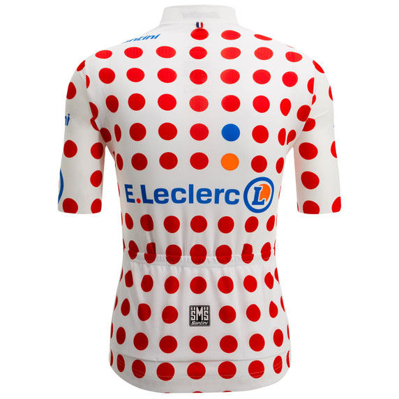 Santini Tour De France Climbers Leaders Jersey White