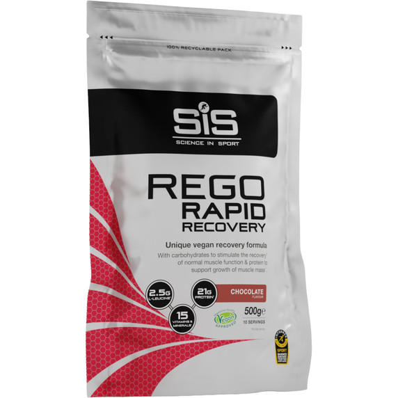 SIS REGO Rapid Recovery Resealable Pouch Chocolate 500g