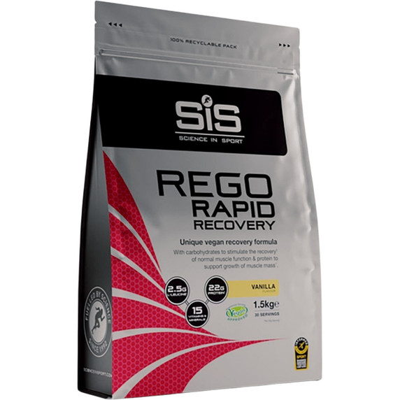 SIS REGO Rapid Recovery Resealable Pouch Vanilla 1.5kg