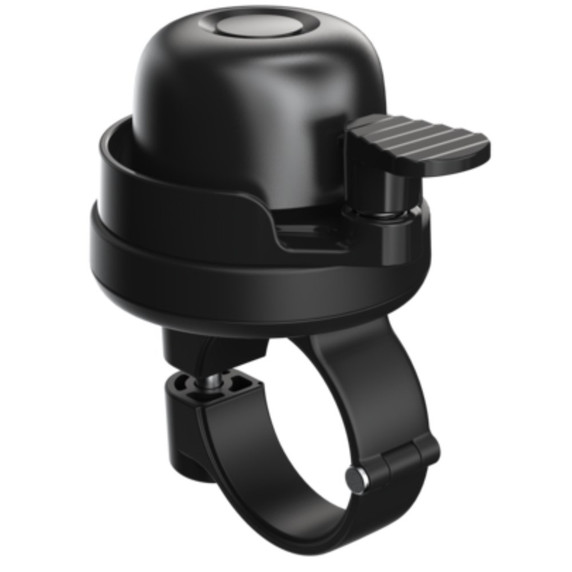 QBP Bell Classic Brass Ringer Bar Mounted Black Box