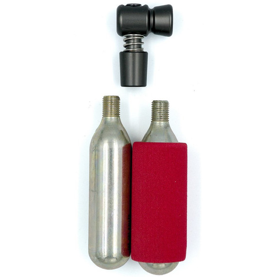 QBP Co2 16g 2 Pcs + Press Regulator Head