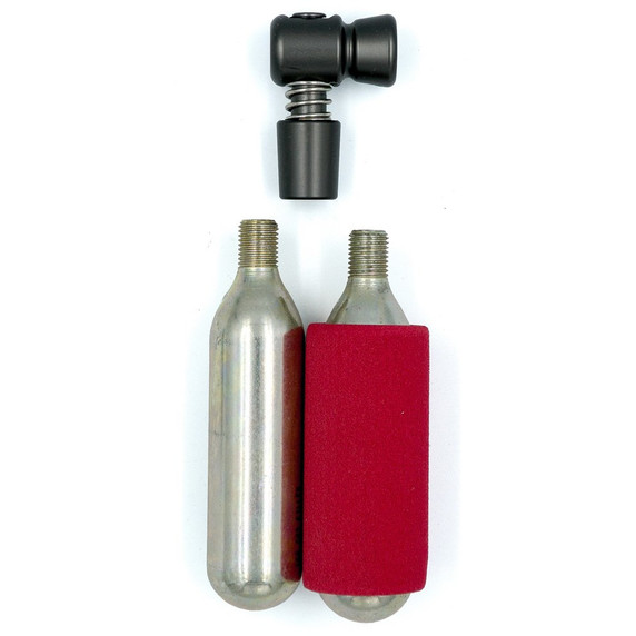 QBP Co2 16g 2 Pcs + Screw Regulator Head