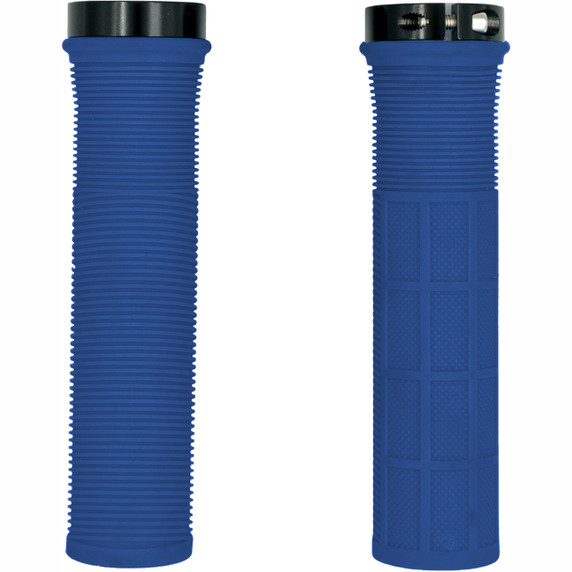 QBP Grip Mtb Lock On Single 130mm Blue