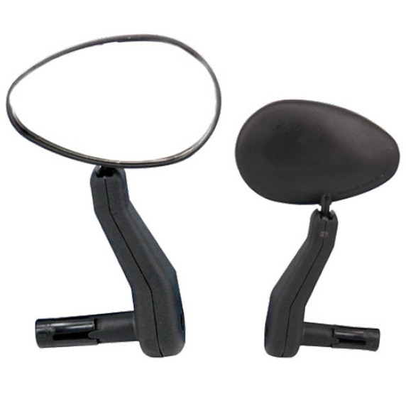 QBP Bar End Mirror M03 - Size110mm Diax180mmh