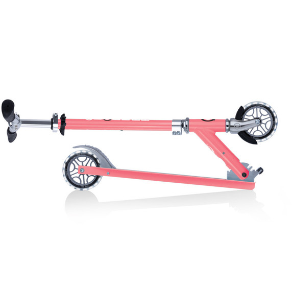 Globber Flow Element W/Lights Coral Pink Scooter