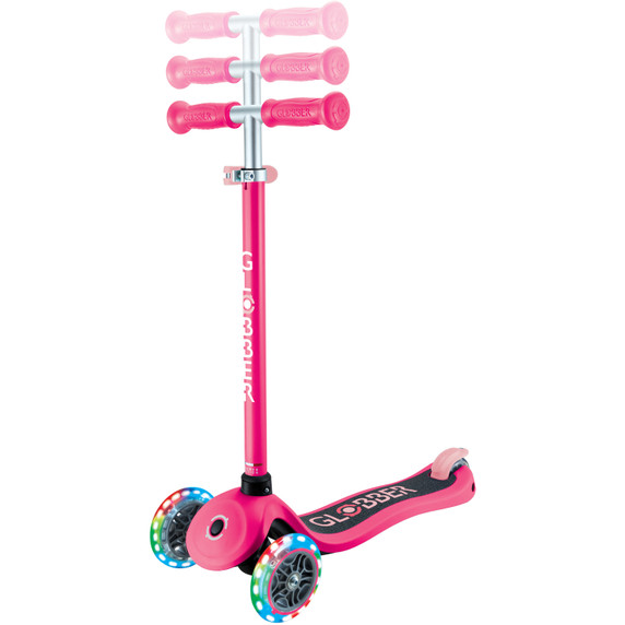 Globber Primo V2 W/Lights Fuchsia Pastel/Pink Scooter
