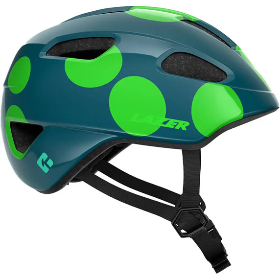 Lazer Helmet Nutz KC Green Dots Uni Size