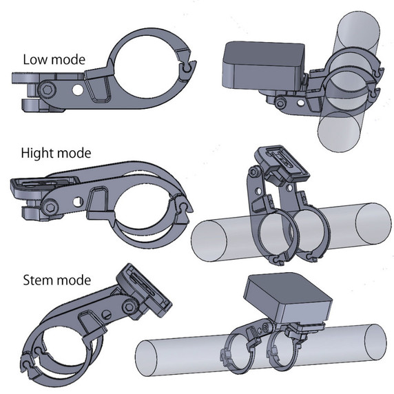 Car Park REC-Mount Pioneer Computer for Deda M35 Handle Bar