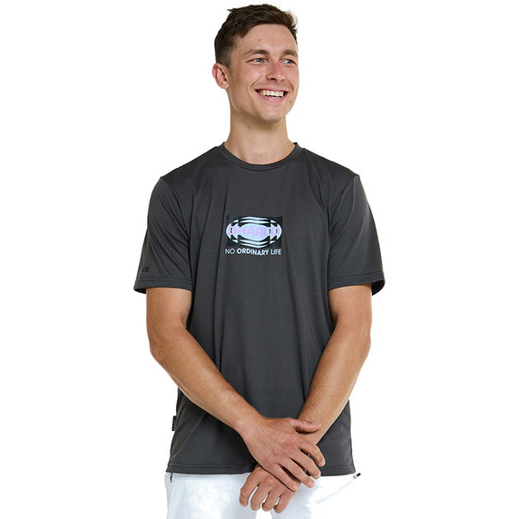 DHaRCO Mens Short Sleeve Tech Tee Charcoal