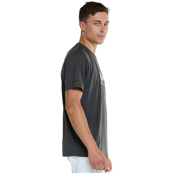 DHaRCO Mens Short Sleeve Tech Tee Charcoal