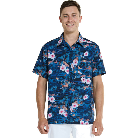DHaRCO Mens Tech Party Shirt Oasis