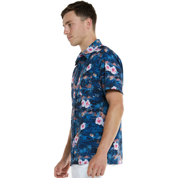 DHaRCO Mens Tech Party Shirt Oasis