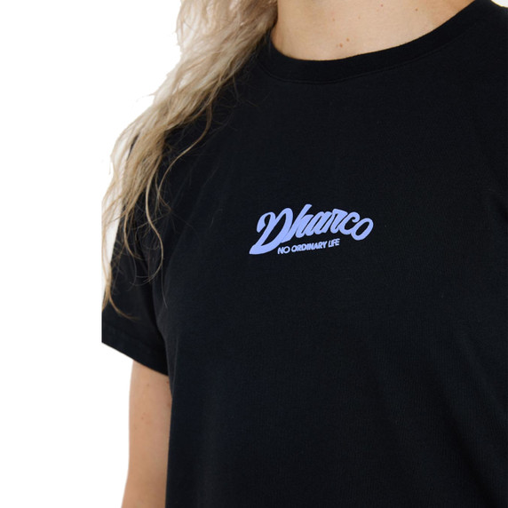 DHaRCO Womens Cotton Tee Black