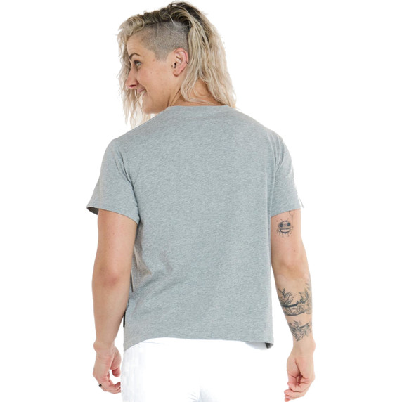 DHaRCO Womens Cotton Tee Grey Marble