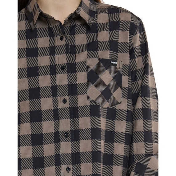 DHaRCO Womens Long Sleeve Button Up Jack