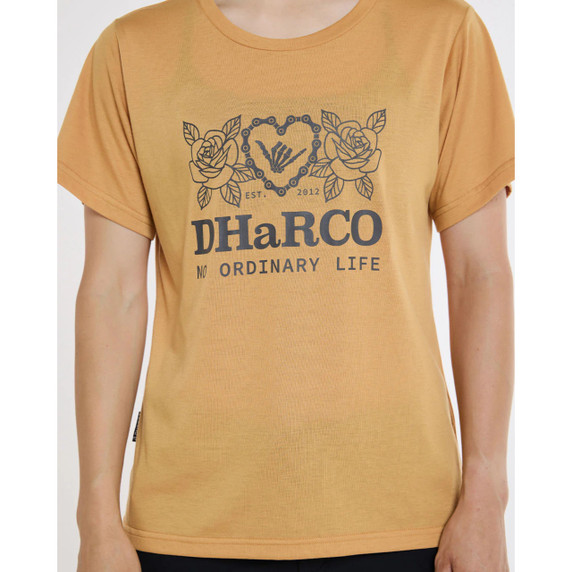 DHaRCO Womens Short Sleeve Tech Tee Golden