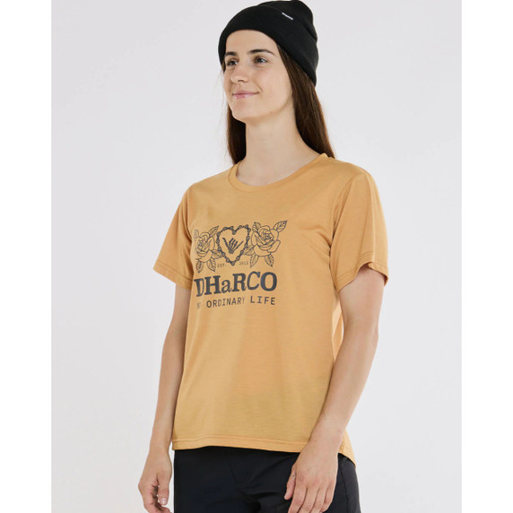 DHaRCO Womens Short Sleeve Tech Tee Golden