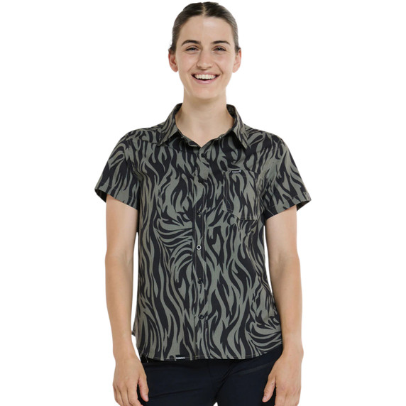 DHaRCO Womens Tech Party Shirt Cypress