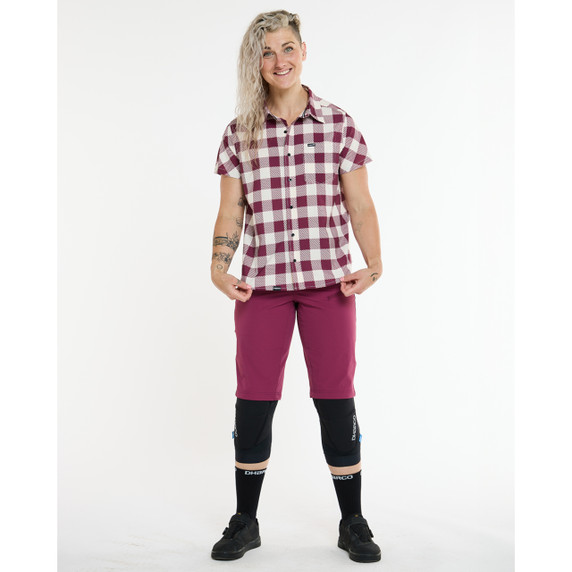 DHaRCO Womens Tech Party Shirt Sterling