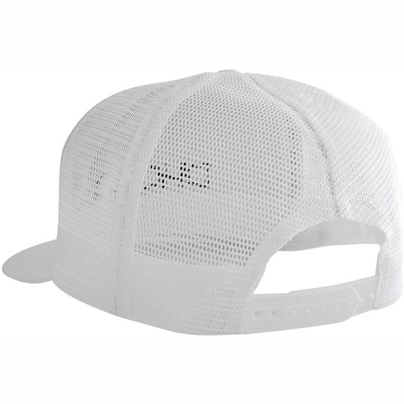 DHaRCO Flat Brim Trucker White
