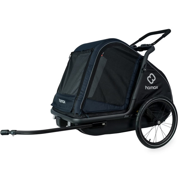 Hamax Pluto Dog Trailer Large Navy/Black