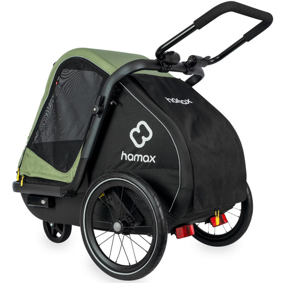 Hamax Pluto Dog Trailer Medium Green/Black