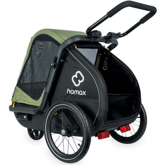 Hamax Pluto Dog Trailer Medium Green/Black