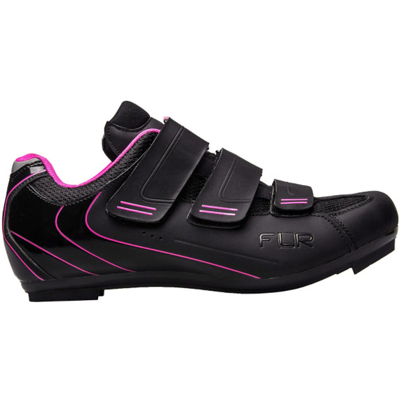 FLR F-35 III Black/Pink Ladies Road Shoe