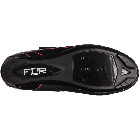 FLR F-35 III Black/Pink Ladies Road Shoe