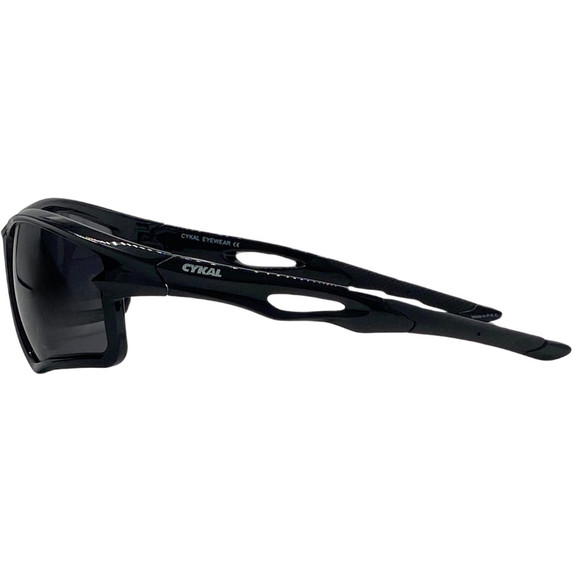 CYKAL U-Turn Sunglasses Black Matte/Grey Polarised Lens
