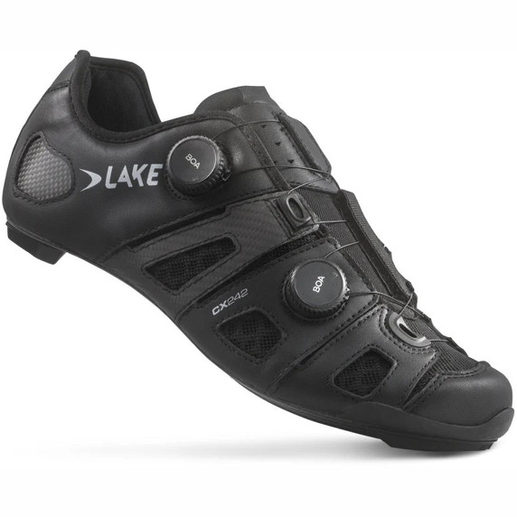 Lake CX242 Road Shoe Black/Silver