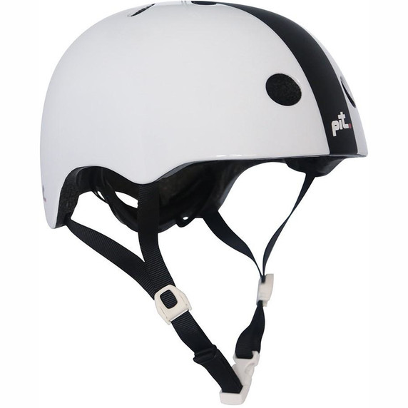 Pit Urban Gloss White/Matte Black Helmet