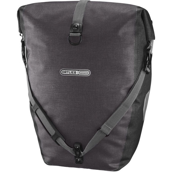 Ortlieb Back Roller Plus QL2.1 Waterproof Pannier Bag (Pair) Granite/Black